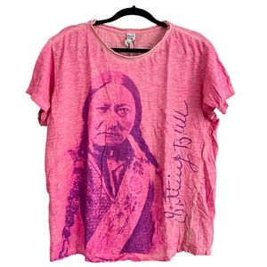 Magnolia Pearl Heart Of Mother Earth Sitting Bull Tee NWT